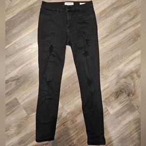 Pacsun Ripped Black Jeggings